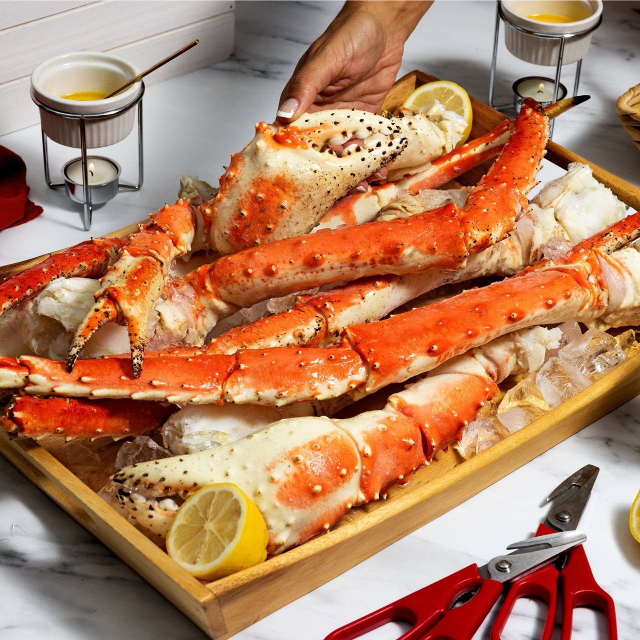 🦀🦀🦀Super Colossal Red King Crab Legs🦀🦀🦀